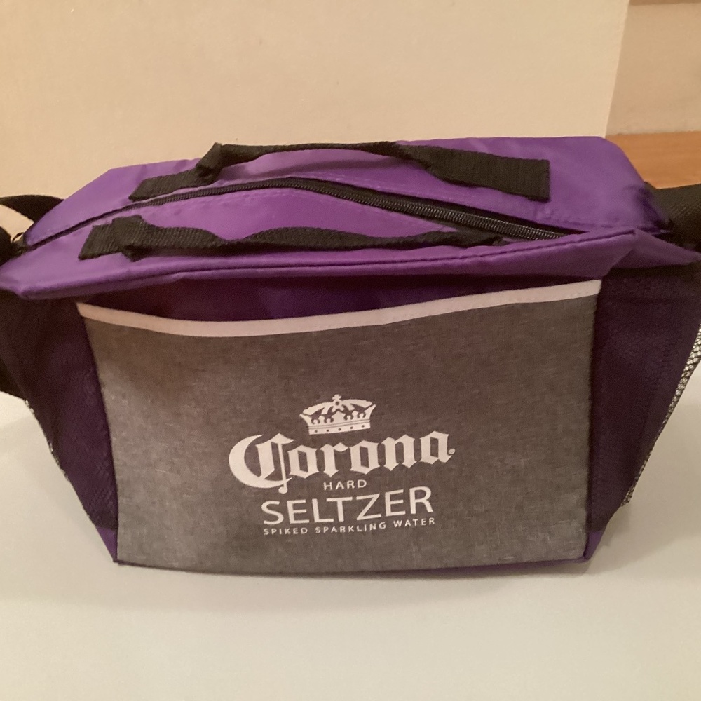 Corona Seltzer insulated beverage carrier